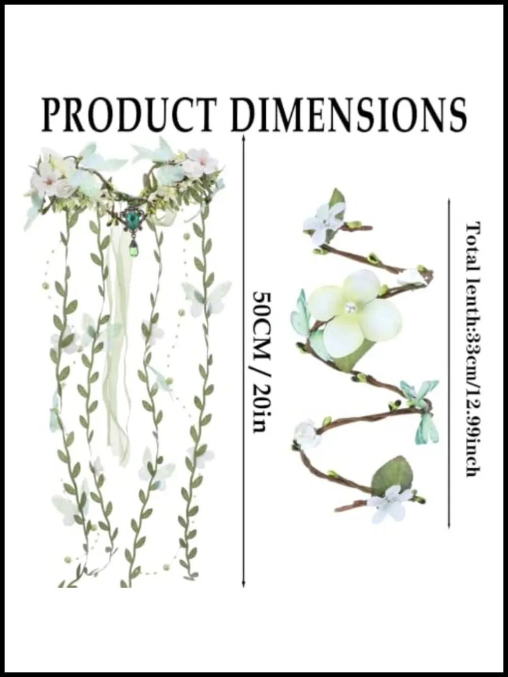 Fairy Crown with Arm Wraps 3pc Set Renaissance Costume Accessory Adult Women's